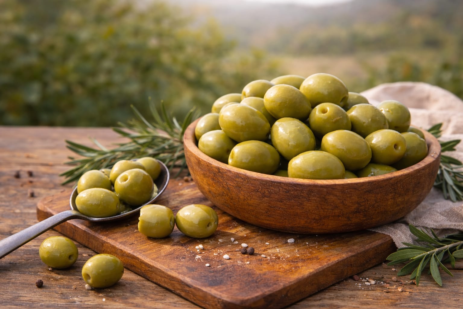 🫒 Aceitunas Verdes Enteras – Del Huaso (500 gr)